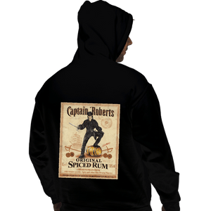 Daily_Deal_Shirts Pullover Hoodies, Unisex / Small / Black Captain Roberts Spiced Rum