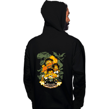 Load image into Gallery viewer, Shirts Pullover Hoodies, Unisex / Small / Black Cadillacs and Dinosaurs Heroes
