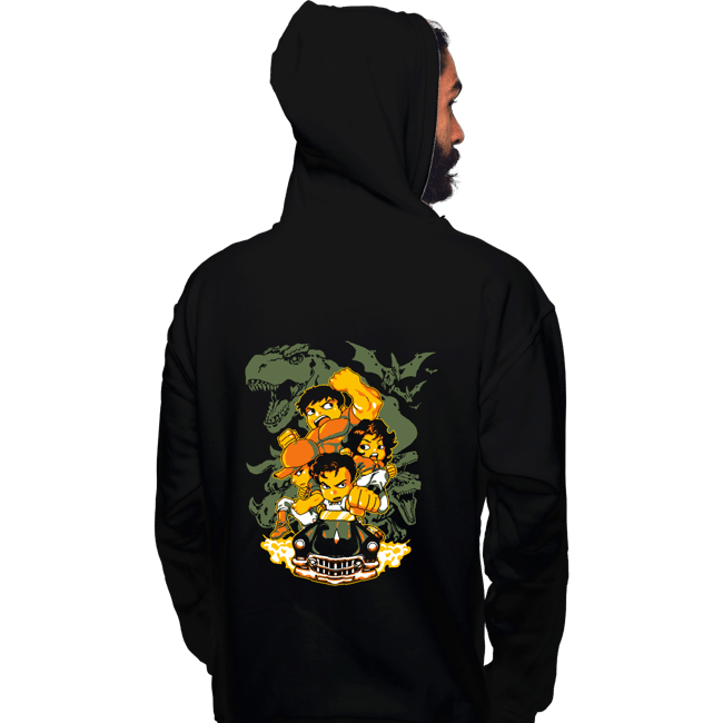 Shirts Pullover Hoodies, Unisex / Small / Black Cadillacs and Dinosaurs Heroes