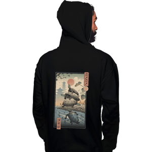 Shirts Pullover Hoodies, Unisex / Small / Black Kame Kame Ukiyo-e