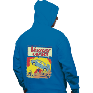 Shirts Pullover Hoodies, Unisex / Small / Sapphire Brock Action Comics