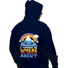 Load image into Gallery viewer, Daily_Deal_Shirts Pullover Hoodies, Unisex / Small / Navy Where The People Aren&#39;t
