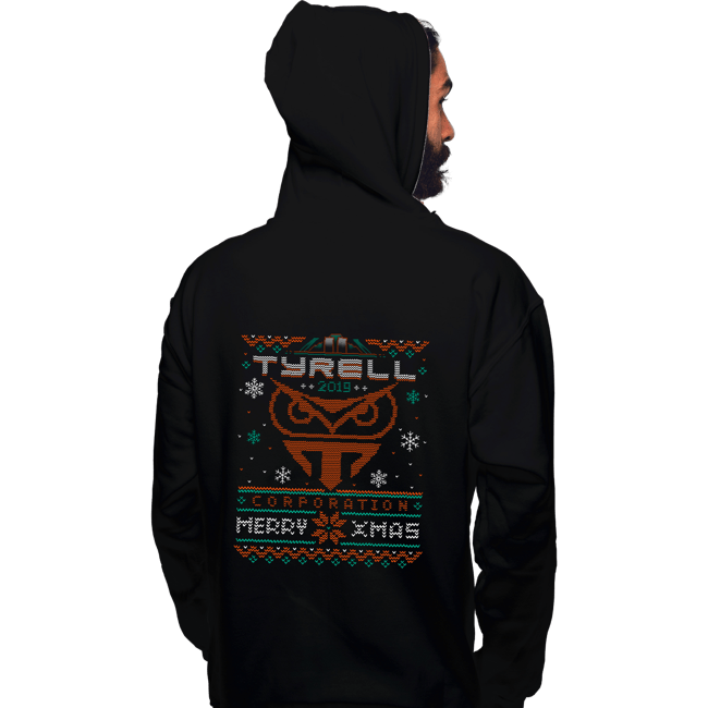 Daily_Deal_Shirts Pullover Hoodies, Unisex / Small / Black Happy Replicant Xmas