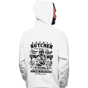 Daily_Deal_Shirts Pullover Hoodies, Unisex / Small / White Bounty Butcher