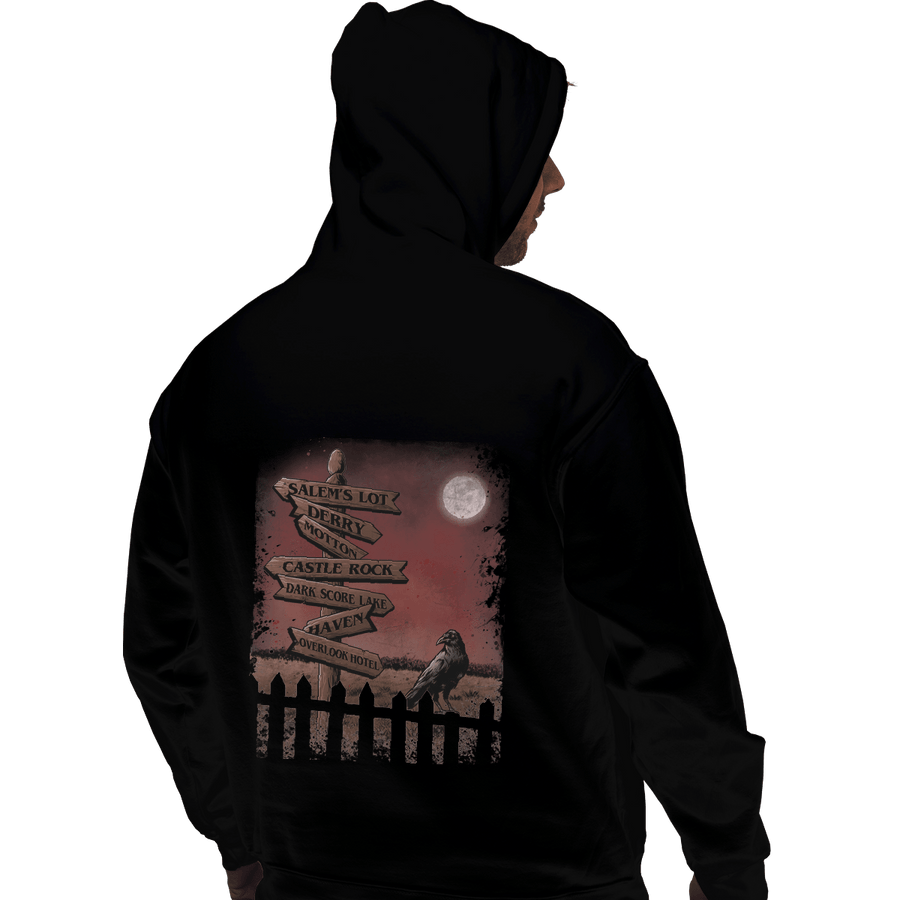 Shirts Zippered Hoodies, Unisex / Small / Black Horror Crossroads