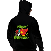 Load image into Gallery viewer, Daily_Deal_Shirts Pullover Hoodies, Unisex / Small / Black Viruses Everywhere
