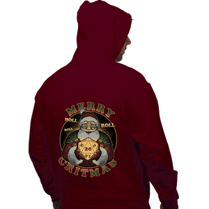 Daily_Deal_Shirts Pullover Hoodies, Unisex / Small / Maroon Merry Critmas
