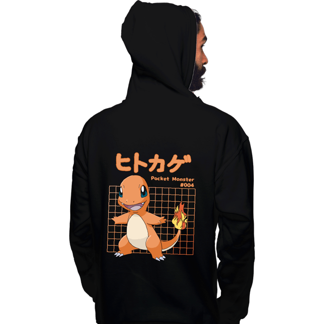 Sold_Out_Shirts Pullover Hoodies, Unisex / Small / Black Charmander X-Ray