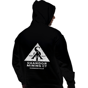 Shirts Zippered Hoodies, Unisex / Small / Black Shandor Mining Company