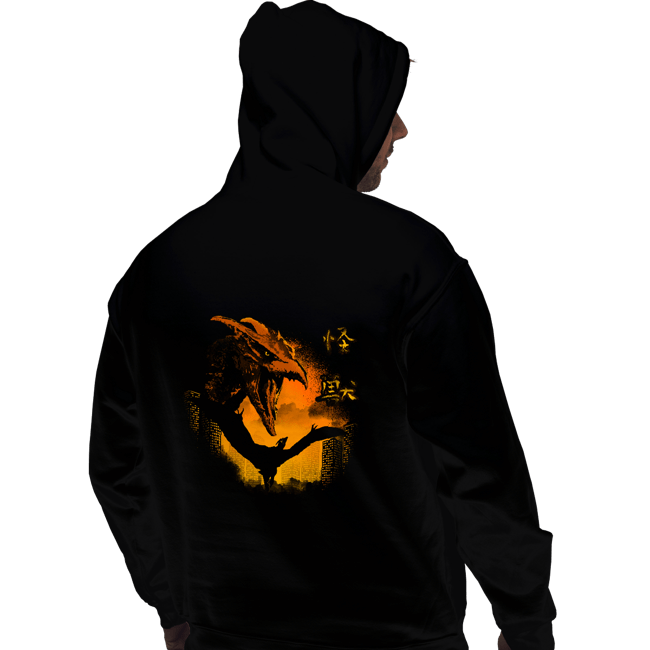 Daily_Deal_Shirts Pullover Hoodies, Unisex / Small / Black Rodan Kaiju