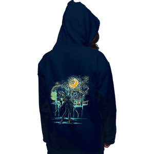 Secret_Shirts Pullover Hoodies, Unisex / Small / Navy The Starry Moon