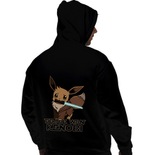 Load image into Gallery viewer, Secret_Shirts Pullover Hoodies, Unisex / Small / Black Eevee Wan Kenobi Secret Sale
