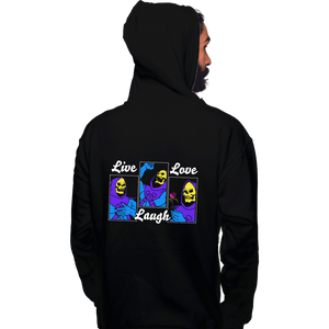 Secret_Shirts Pullover Hoodies, Unisex / Small / Black Live Laugh Myaah
