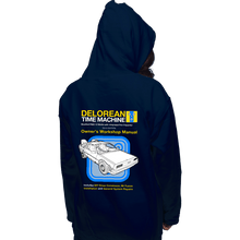 Load image into Gallery viewer, Shirts Pullover Hoodies, Unisex / Small / Navy Time Machine Manual
