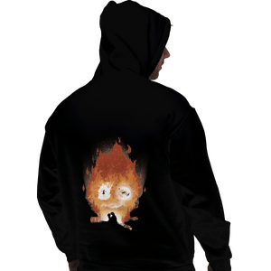 Shirts Pullover Hoodies, Unisex / Small / Black Midnight Calcifer