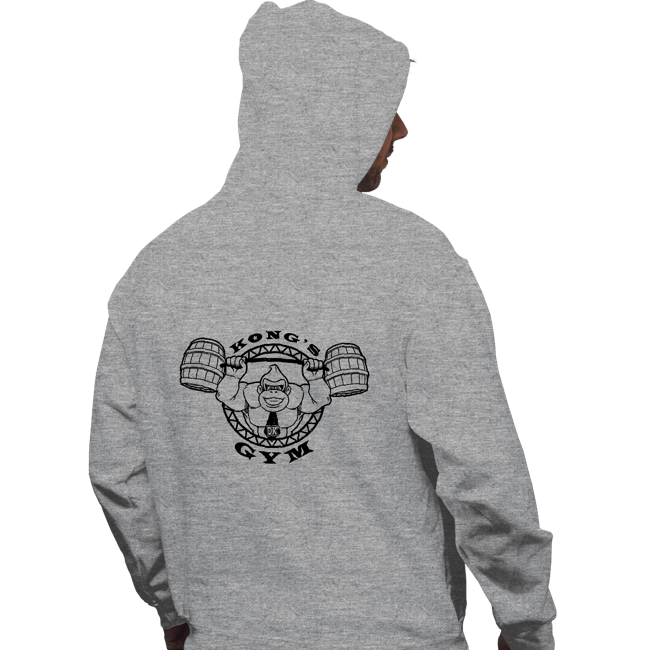 Shirts Pullover Hoodies, Unisex / Small / Sports Grey Kong's Gym