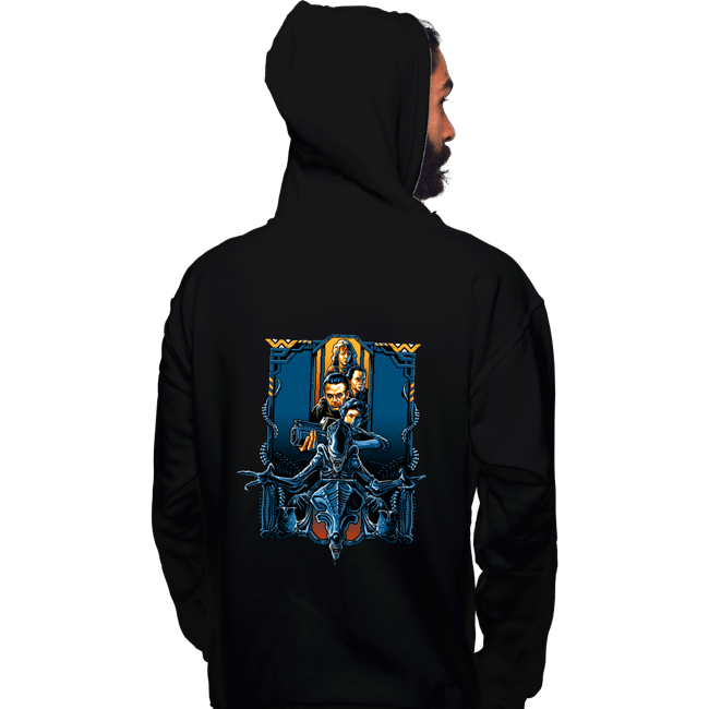 Daily_Deal_Shirts Pullover Hoodies, Unisex / Small / Black Enter The Aliens