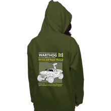 Load image into Gallery viewer, Daily_Deal_Shirts Pullover Hoodies, Unisex / Small / Military Green Warthog Manual
