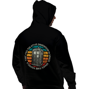 Daily_Deal_Shirts Pullover Hoodies, Unisex / Small / Black Vintage Tardis 1963