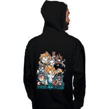 Load image into Gallery viewer, Daily_Deal_Shirts Pullover Hoodies, Unisex / Small / Black 90s Anime Neko
