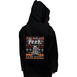 Shirts Pullover Hoodies, Unisex / Small / Black You Shall Not Peek