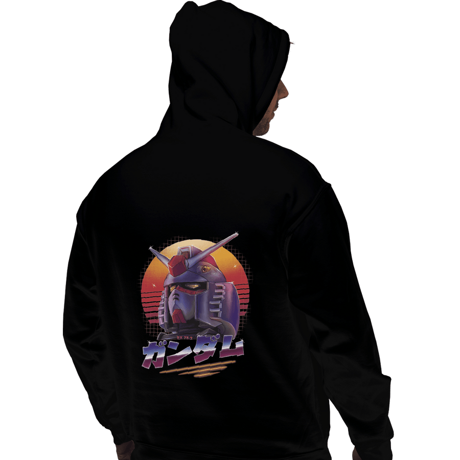 Shirts Pullover Hoodies, Unisex / Small / Black Retro 80s RX 78 2 Gundam
