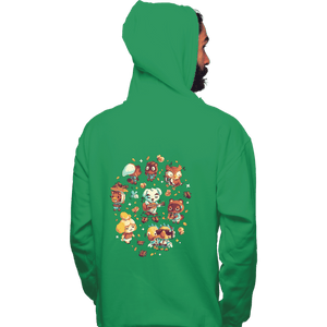 Secret_Shirts Pullover Hoodies, Unisex / Small / Irish Green Here On Tarantula Island