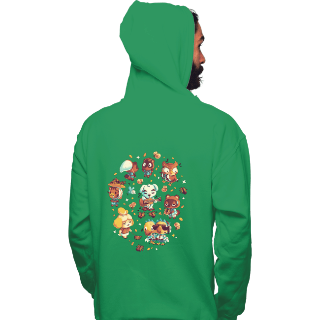Secret_Shirts Pullover Hoodies, Unisex / Small / Irish Green Here On Tarantula Island