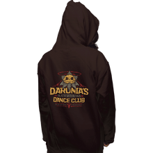 Load image into Gallery viewer, Shirts Pullover Hoodies, Unisex / Small / Dark Chocolate Darunia&#39;s Death Mountain
