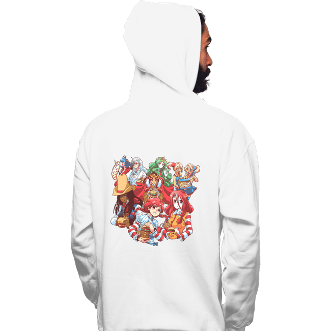 Secret_Shirts Pullover Hoodies, Unisex / Small / White Fast Waifus!