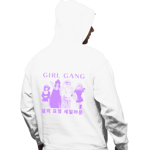 Shirts Zippered Hoodies, Unisex / Small / White Outer Gang