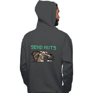 Shirts Pullover Hoodies, Unisex / Small / Charcoal Send Nuts