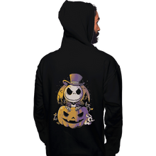 Load image into Gallery viewer, Shirts Zippered Hoodies, Unisex / Small / Black Spooky Jack

