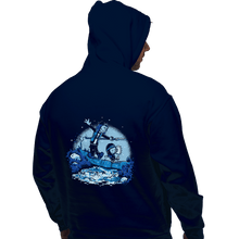 Load image into Gallery viewer, Daily_Deal_Shirts Pullover Hoodies, Unisex / Small / Navy Eddie And Dustin Battle
