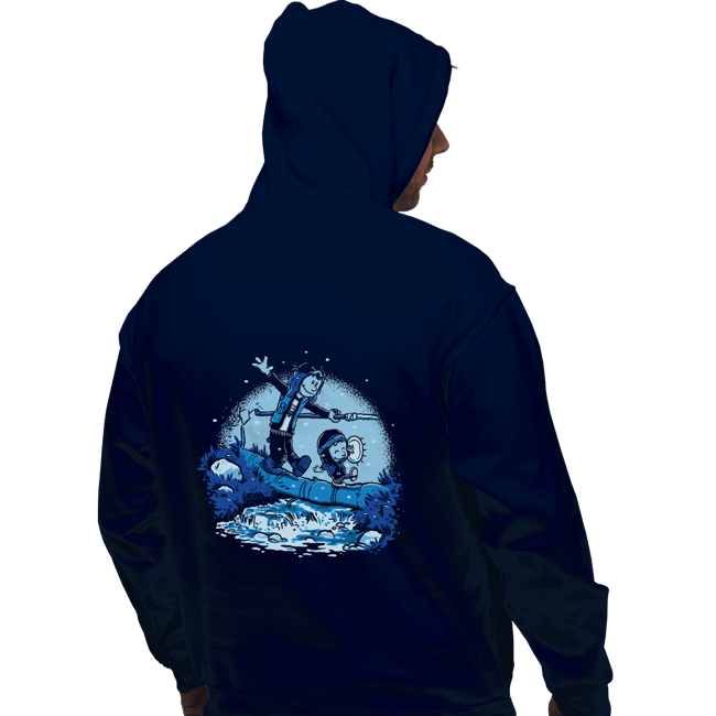 Daily_Deal_Shirts Pullover Hoodies, Unisex / Small / Navy Eddie And Dustin Battle