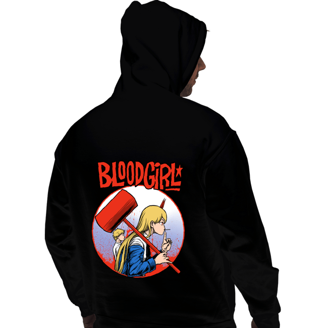 Daily_Deal_Shirts Pullover Hoodies, Unisex / Small / Black Blood Girl