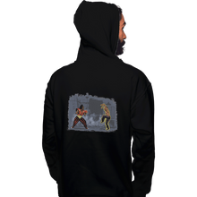 Load image into Gallery viewer, Shirts Pullover Hoodies, Unisex / Small / Black Dragon Kid
