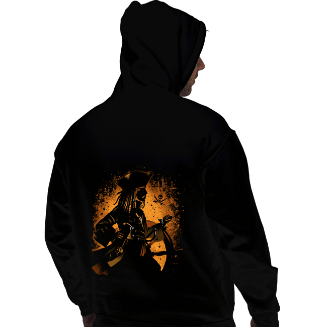 Daily_Deal_Shirts Pullover Hoodies, Unisex / Small / Black Legendary Pirate of the Seven Seas