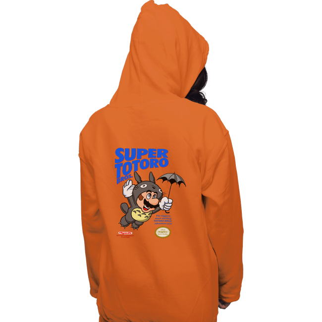 Shirts Pullover Hoodies, Unisex / Small / Orange Super Totoro Bros