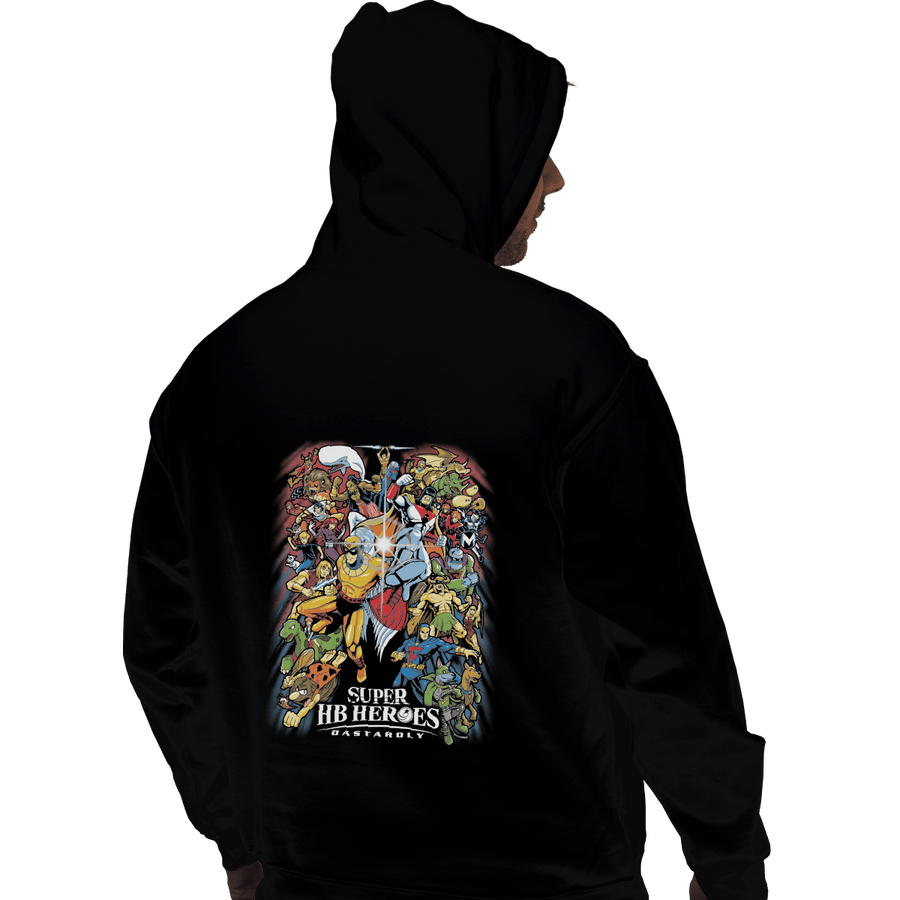Shirts Zippered Hoodies, Unisex / Small / Black Super HB Heroes