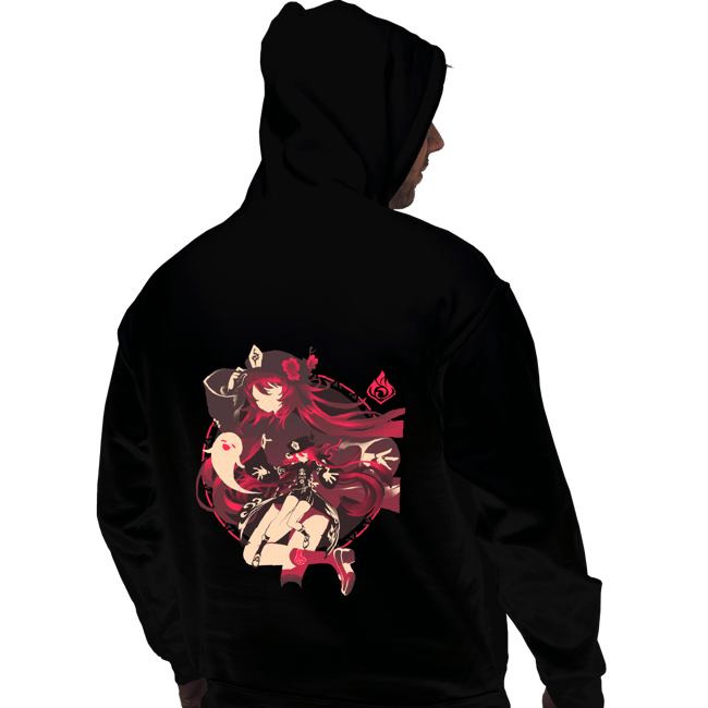 Daily_Deal_Shirts Pullover Hoodies, Unisex / Small / Black Fragrance In Thaw Hu Tao