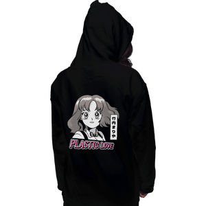 Shirts Pullover Hoodies, Unisex / Small / Black Plastic Love Retro