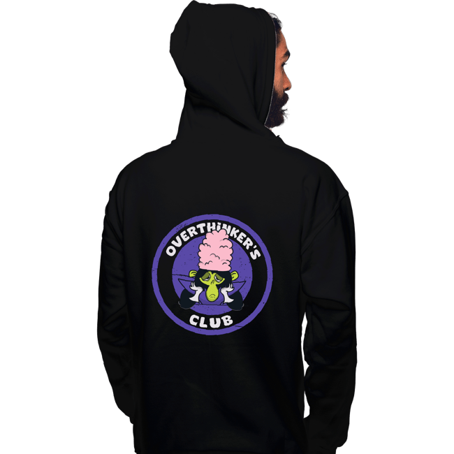 Secret_Shirts Pullover Hoodies, Unisex / Small / Black Over Thinker's Thinking Club