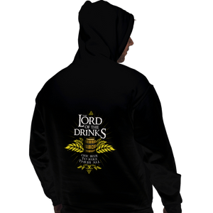 Shirts Pullover Hoodies, Unisex / Small / Black The Lord Of The Drinks