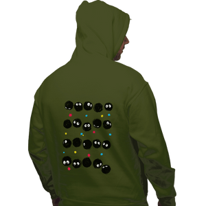 Shirts Pullover Hoodies, Unisex / Small / Military Green The Black Sprites