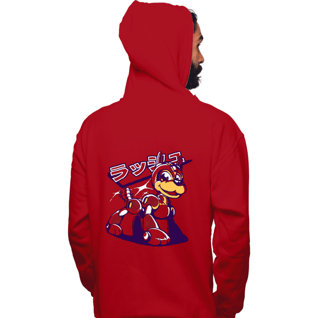 Secret_Shirts Pullover Hoodies, Unisex / Small / Red Robot's Best Friend