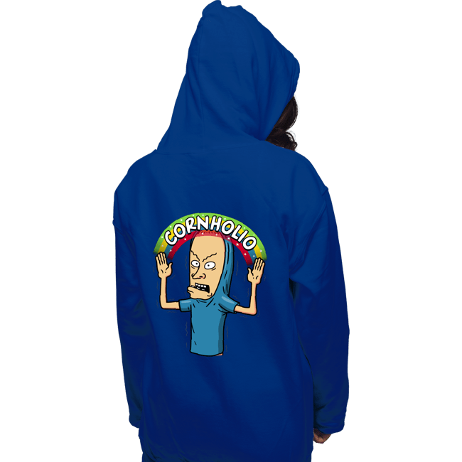 Secret_Shirts Pullover Hoodies, Unisex / Small / Royal Blue Cornholio Rainbow