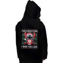 Load image into Gallery viewer, Shirts Zippered Hoodies, Unisex / Small / Black Christmas Love
