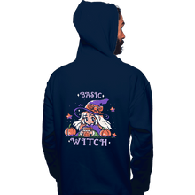 Load image into Gallery viewer, Daily_Deal_Shirts Pullover Hoodies, Unisex / Small / Navy Basic Witch Season
