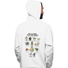 Load image into Gallery viewer, Shirts Zippered Hoodies, Unisex / Small / White In A Land Far Far Away
